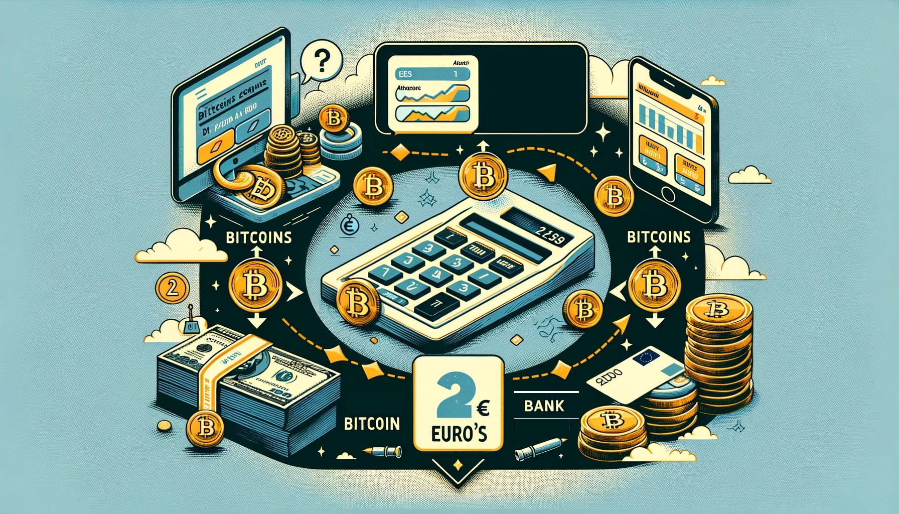 Bitcoins omzetten naar euro's (omrekenen & verkoop)