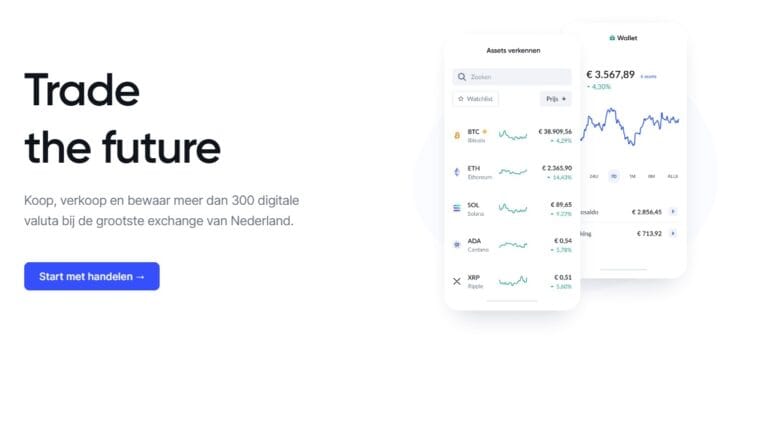 Aantal munten bij Bitvavo